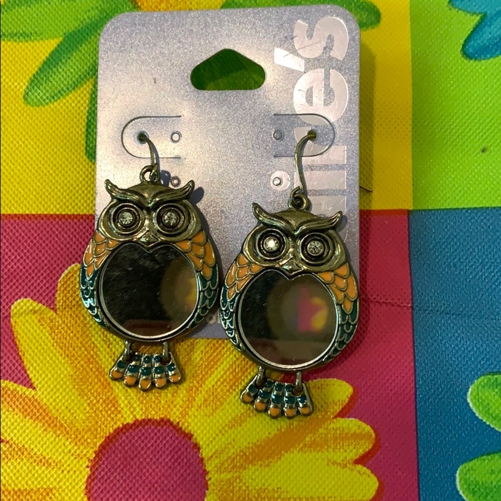 Claire’s never worn nickel free owl earrings